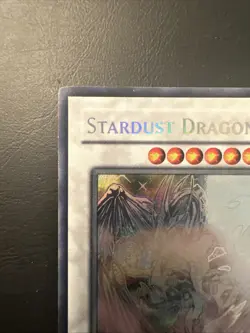 Yugioh Stardust Dragon Ghost Rare TDGS-EN040 The Duelist Genesis 1st Edition A2 - Image 2