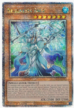 Yugioh! Regenesis Sage - ALIN-EN014 - Quarter Century Secret Rare - 1st Edition - Image 1