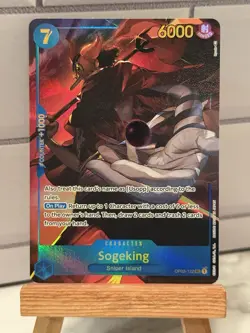 Sogeking OP03-122 SEC Alt Art Pillars of Strength One Piece TCG Card ENG - Image 1