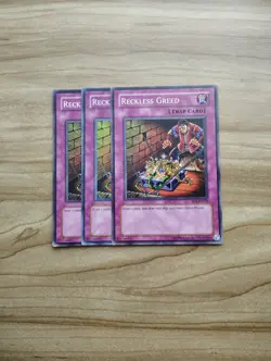Yu-Gi-Oh! - Reckless Greed 3x - Full Playset Of Cards - Image 1