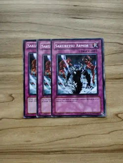 Yu-Gi-Oh! - Sakuretsu Armor 3x - Full Playset Of Cards - Image 1