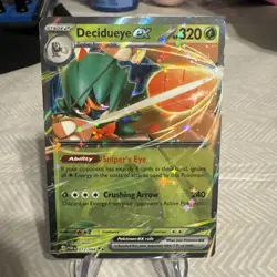 Decidueye ex 012/088 ME03 Perfect Order Pokemon TCG Card Double Rare - Image 1