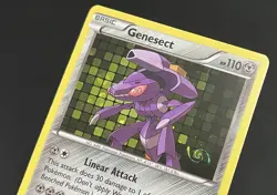SWIRL Genesect - XY196 - Cosmos Holo - XY Black Star Promo - Pokemon Card - Image 1