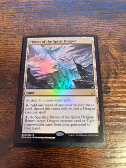 MTG - Haven of the Spirit Dragon Dragons of Tarkir Foil - Image 1