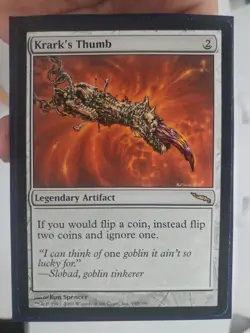Krark's Thumb Mirrodin LP Small Seller 📨 Fast Free Shipping! - Image 2