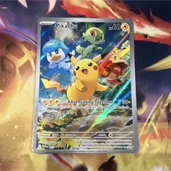 The Pokemon Company Pikachu 027 SVP Scarlet & Violet Promo Holo English 60HP - Image 1