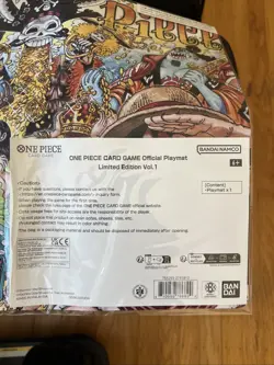 ONE PIECE Card Game Official Playmat Limited Edition Vol. 1 Factory Sealed - EN - Image 2