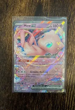 Pokemon Mew ex 151/165 Double Rare Full Art Holo SV 151 English 180HP - Image 1