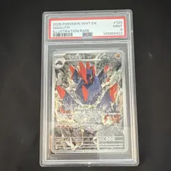 Gigalith 129/086 Sv: White Flare Illustration Rare Holo English PSA 9 (2025) - Image 1