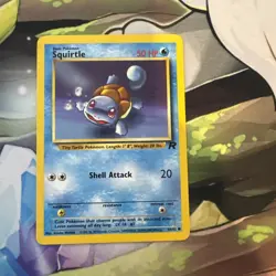 2000 Wizards Pokemon Team Rocket Unlimited Squirtle 68/82 Non Holo LP - Image 1