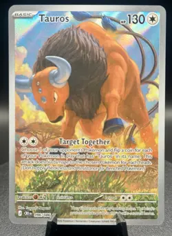 Tauros 096/086 Chaos Rising Holo Pokemon Card English NM/M - Image 1