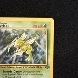 Pokemon Jungle Scyther 26/64 1st Edition Rare WOTC 1999 Pack Fresh - Image 4