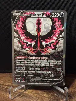 Galarian Moltres V 177/198 Chilling Reign Pokemon NM - Image 1
