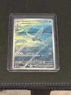 Pokemon Swanna 110/086 Illustration Rare Sv: White Flare Full Art Holo NM/M+ - Image 1
