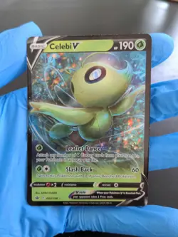 Pokemon TCG Chilling Reign Celebi V 007 Full Art Holo Ultra Rare Mint - Image 3