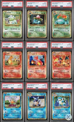 PSA 10 Venusaur Charizard Blastoise Classic Sequential 9 Card Pokemon - Image 1