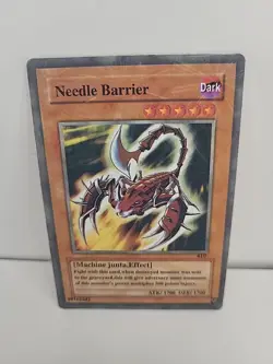 Yu-Gi-Oh! TCG Fake Card Poorly Translated Funny Holo - Needle Burrower Barrier - Image 1