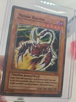 Yu-Gi-Oh! TCG Fake Card Poorly Translated Funny Holo - Needle Burrower Barrier - Image 4