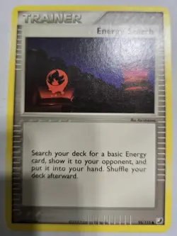 2005 Pokemon EX Unseen Forces Energy Search 94/115 Trainer Card NM - Image 1