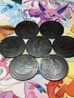 POKEMON TCG - Meg Diancie Coin - Lot of 7 - Collectible Coins - Image 4