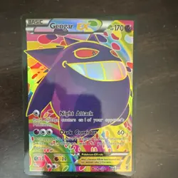 The Pokemon Company Gengar EX Full Art Holo Ultra Rare 114/119 170 HP Eng 2014 - Image 1