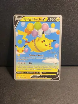 Flying Pikachu V 006/025 2022 World Championships Pokemon Card NM - Image 1