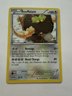 Pokemon Bouffalant Legendary Treasures Uncommon Normal 107/113 - Image 1