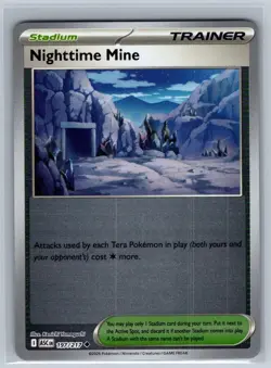 Nighttime Mine 197/217 Uncommon Ascended Heroes Pokemon Reverse Holo Near Mint - Image 1