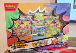Pokemon TCG Ascended Heroes First Partners Deluxe Pin Collection Sealed - Image 1