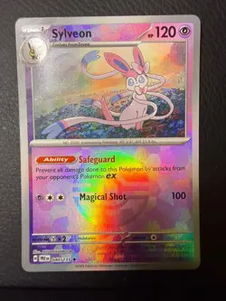 Sylveon (Poke Ball Pattern) SV: Prismatic Evolutions 040/131 NM/M Pokemon Holo - Image 1