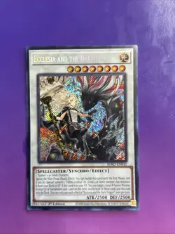 YUGIOH ECCLESIA AND THE DARK DRAGON BPRO-EN041 SECRET 1ST ED - Image 1
