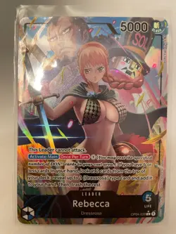 One Piece Card Game Rebecca Leader OP04-039 Alt Art Kingdoms of Intrigue EN USA - Image 1