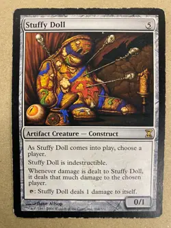 MTG 1x Stuffy Doll # 264 Time Spiral Modern Magic the Gathering Card x1 HP - Image 1