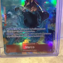 One Piece Card Game Alt Art Marco Pillars of Strength OP03-013 English MINT - Image 3