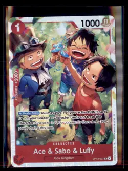 One Piece Ace and Sabo and Luffy OP13 007 Carrying on His Will - Image 1