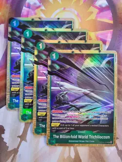 4x One Piece TCG The Billion-fold World Trichiliocosm OP06-038 vol 2 ENGLISH x4 - Image 1