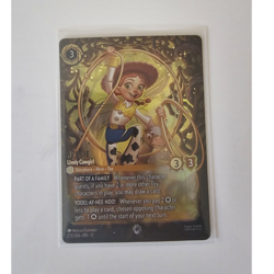 Disney Lorcana Jessie Lively Cowgirl 223/204 Enchanted Foil - Image 1