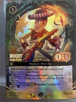 Woody Jungle Guide Foil Promo - Set Champs - Disney Lorcana - Image 2