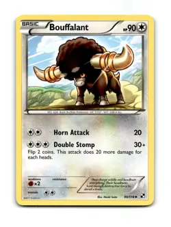 Bouffalant 90/114 Uncommon Black & White Pokemon Near Mint ~00830 - Image 1