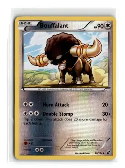 Pokemon tcg Black and White #90/114 Bouffalant (90) Uncommon - Image 1