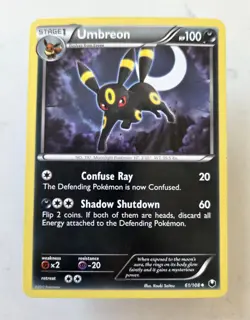 Umbreon Dark Explorers 61/108 Black & White Pokemon TCG Vintage Pokemon - Image 1