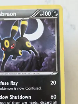 Umbreon Dark Explorers 61/108 Black & White Pokemon TCG Vintage Pokemon - Image 5