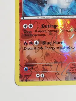 Reshiram 21/99 Reverse Holo Rare Black & White Next Destinies Pokemon 2012 LP - Image 5