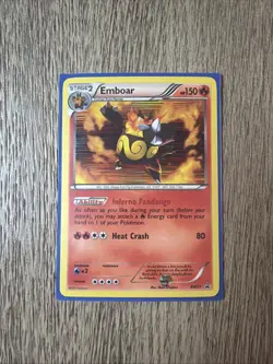 2011 Pokemon Black And White Emboar Black And White BW21 Holo - Image 1