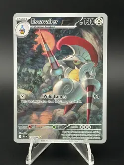 Pokemon TCG - Escavalier Illustration Rare - 138/086 - SV: Black Bolt - NM - Image 1