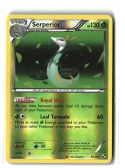 Black and White #6/114 Serperior (6) Reverse Holo - Image 1