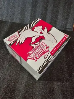 Pokemon TCG White Flare and Black Bolt Elite Trainer Box ETB Set of 2 Sealed - Image 1