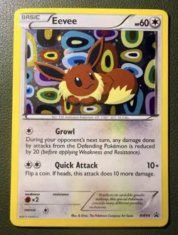 The Pokemon Company Eevee Black & White BW94 Promo Holo English 60 HP TCG - Image 1