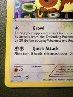 The Pokemon Company Eevee Black & White BW94 Promo Holo English 60 HP TCG - Image 5