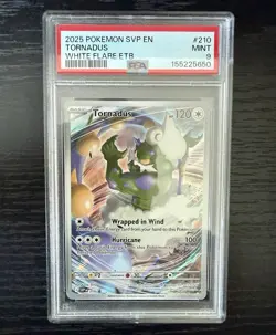 POKEMON BLACK STAR 2025 POKEMON SVP EN #210 TORNADUS WHITE FLARE ETB - Image 1